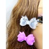 Tara Girls Self Hinge Plastic Bow Hair Barrettes Selection Pack