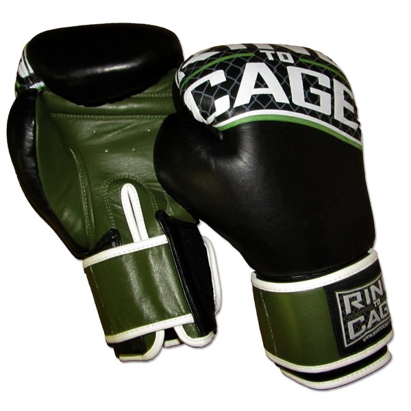 Ring to Cage Pro Muay Thai PAD-TECH Sparring Gloves. Muay Thai, MMA, Kickboxing, Boxing (16oz)