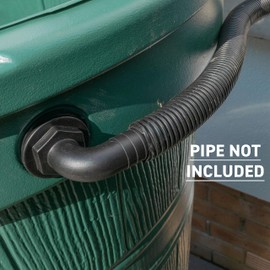 Waterbutt/Water/rain Barrel Tank Outlet Elbow for 3/4" Hose with nut and Washer