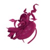 Caprilite Pillbox Swirl Loop Sinamay Headband Fascinator for Women Wedding