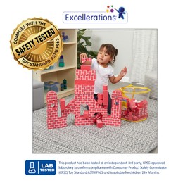 Foam Brick Blocks - Set of 68 Excellerations