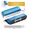 EASTTOP 12Hole Upgrade Chromatic Harmonica Key of C Mouth Organ