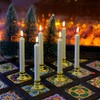 NONNO & ZGF 6PACK Flameless 8'' Window Candles +12 AA