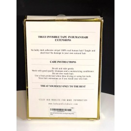 BEBE AND LOLA 20 INCH BEBE AND LOLA INVISIBLE INJECTION VIRGIN REMY TAPE IN HAIR EXTENSIONS