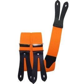 Harrys-Collection Braces Button Hole Genuine Leather Flaps 11 Colours - 120