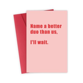 FSSDAS Funny Birthday Card Gifts for Women Sister, Humorous friendship cards for women friends Bestie, Birthday Cards for Husband Boyfriend Wife, Cute Bday Card for Men