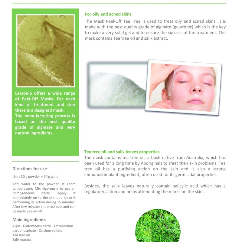 Alginate Peel-Off Moisture Powder Mask, Blackhead Remover Face Mask, Vegan,