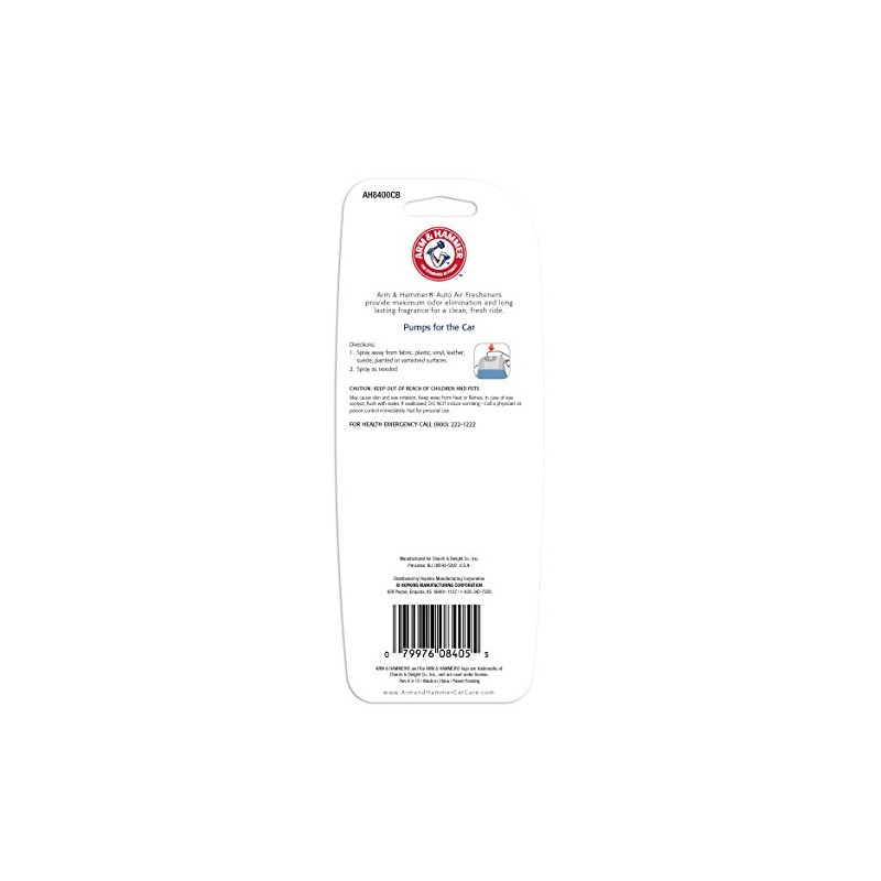 ARM & HAMMER AH8400CB 1.0oz Pump Air Freshener, Clean Burst,