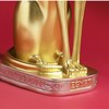 Ni-JASW 12 inch Tall Gold Egyptian Cat Goddess Bastet Statue,
