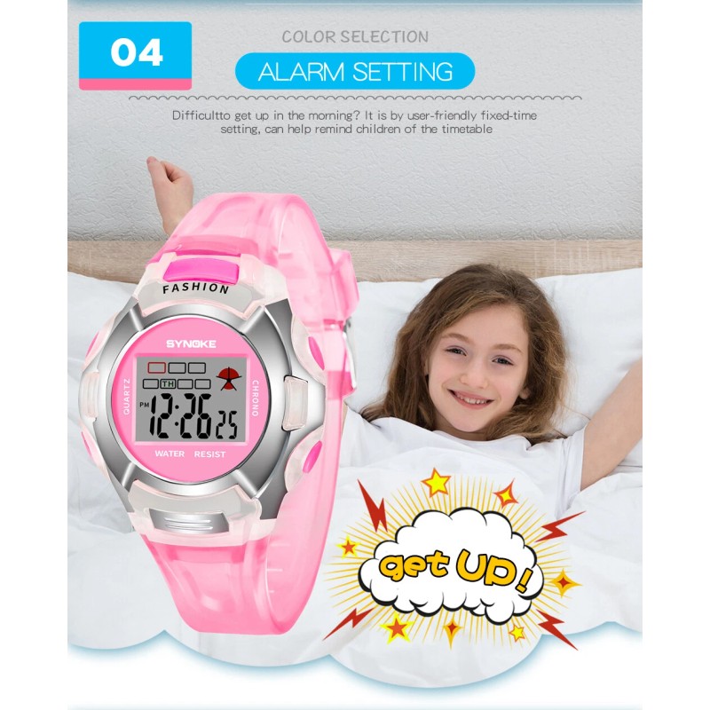 SYNOKE Waterproof Watch for Kid Boy&Girl Multifunction Sport Electronic Digital