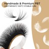 LASHVIEW 1S Fast Fan Silk Individual Eyelash Extensions 0.07mm Thickness