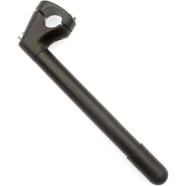 WEERAS Road Bike Stem Fixed Gear Bicycle Gooseneck Handlebar Stem 22.2x22.2x220mm (Black, 22.2mm)