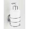 WENKO 18777100 Turbo-Loc® soap dispenser - fixing without drilling, Steel,