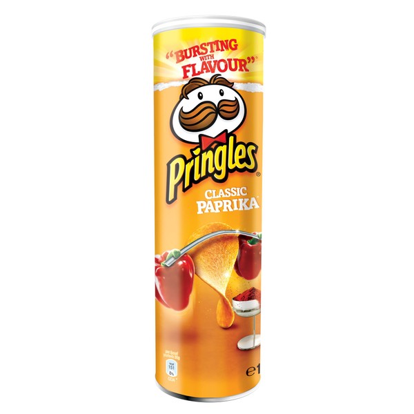 PRINGLES potato chips - Classic Paprika - 1 can /190g