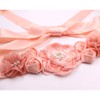 Blush Peach Maternity Sash & Dad to be Corsage Kit