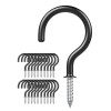 Argojolo Ceiling Hooks – Vinyl Coated Screw Hooks – 1-1/2
