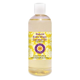 Deve Herbes Natural Extra Virgin Coconut Oil (Cocos nucifera) Cold Pressed 200ml (6.76 oz)