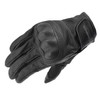 Komine GK-257 Vented Protective Leather Gloves for Motorcycles, Black, L
