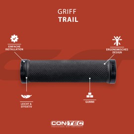 "Trail Contec Grips 130 MM Black