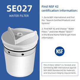 SETFEEL Water Filter Replacement fits for FM-15RA Water Filter,2 Packs