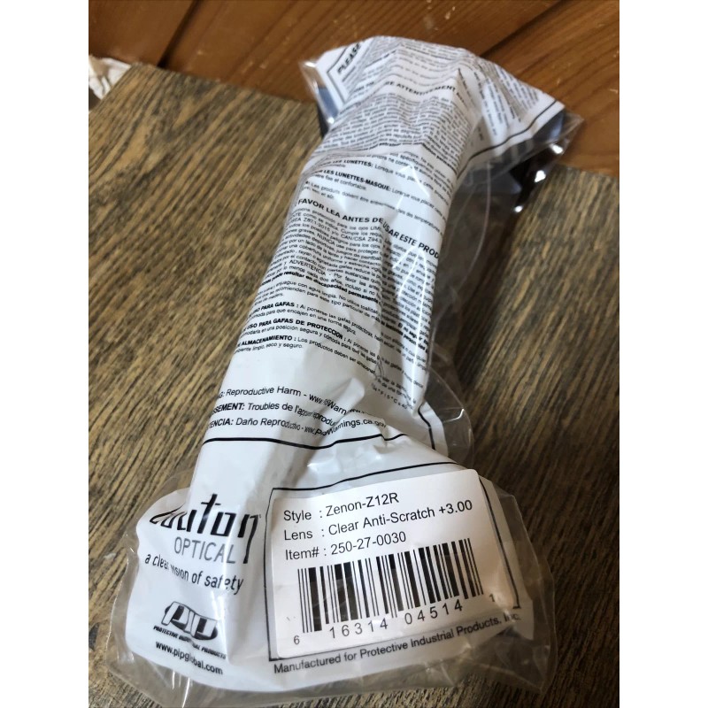 Bouton Optical Safety Glasses Clear Anti Scratch +3.00 New