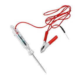 Auto Circuit Tester with Voltmeter & Dual Color Polarity Indicate LED Digital Voltage Displa Automotive Test Light for Car, Truck, and Home Appliance Repair