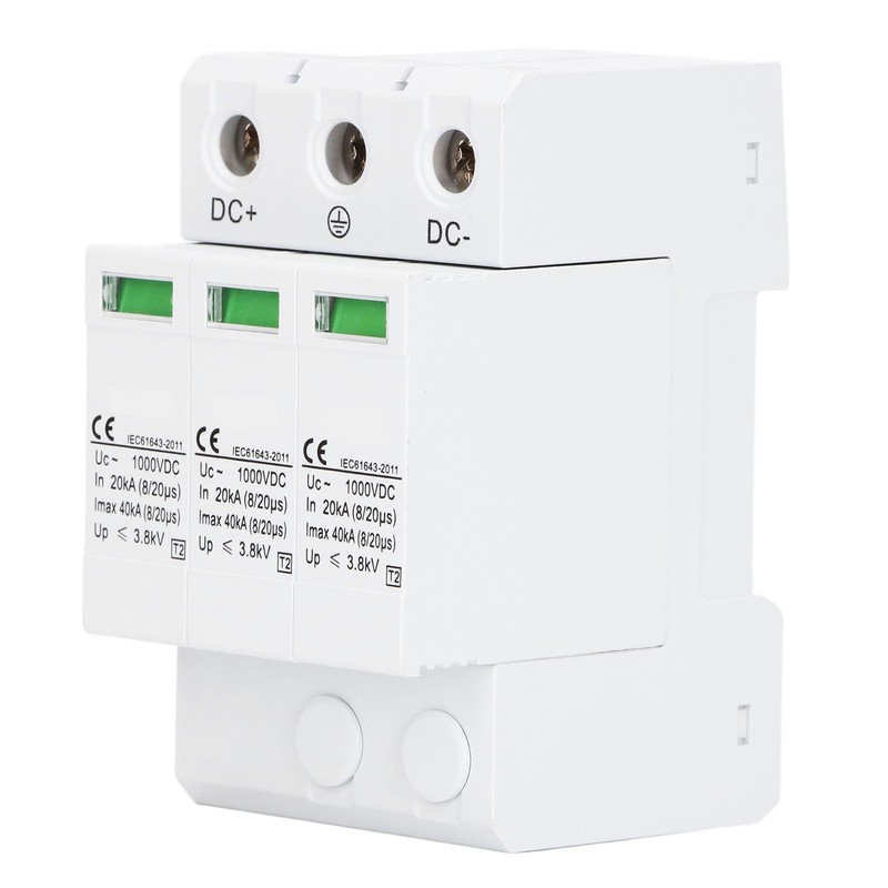 DC 1000V 40KA Surge Protector Arrester Protective Device for Photovoltaic