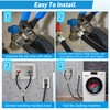 Dreyoo Y Mixer Hose Connector with Washing Machine Hose, 1FT