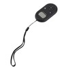 Pocket Radio Black with Backlight Rechargeable LCD Display 500mAh Portable