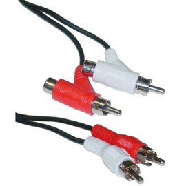 MAGNUM PRO MA427 Piggyback Dual RCA Cable 6ft