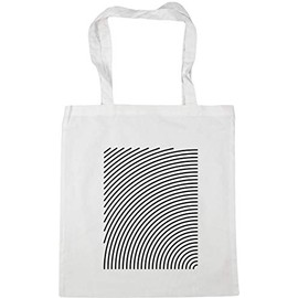 Hippowarehouse Radial pattern Tote Shopping Gym Beach Bag 42cm x38cm, 10 litres