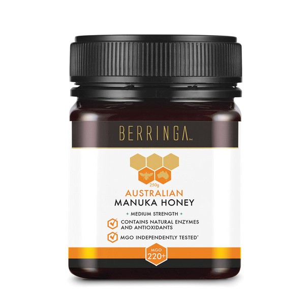 Berringa Australian Manuka Honey Medium Strength MGO 220+, 250g