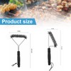GGUFAY 2 x 12 inches / 30.5 cm grill brush,