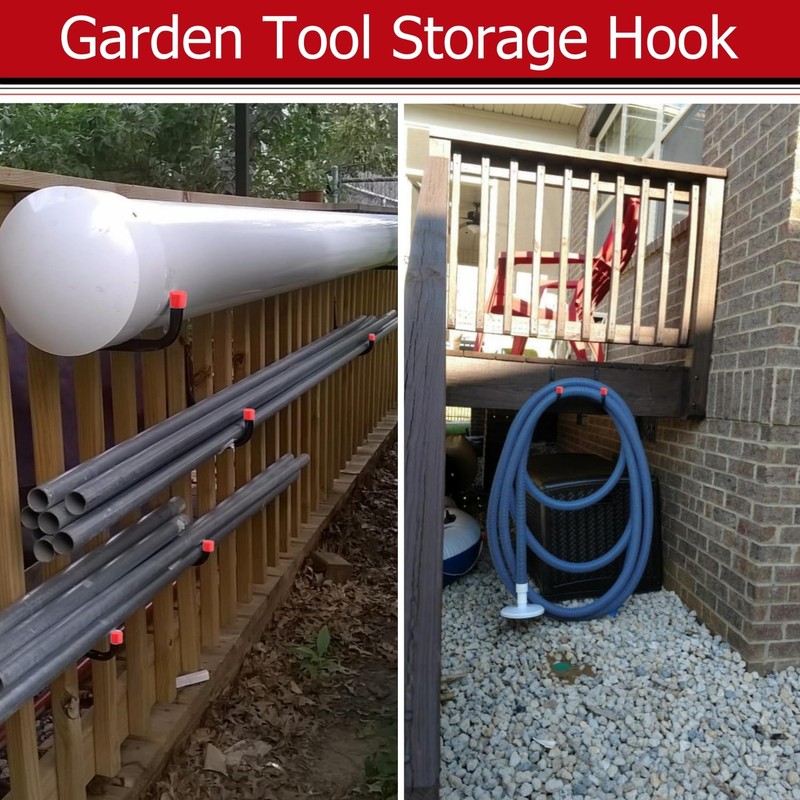Garage Storage Hooks, 17cm Heavy Duty Wall Hooks for Organizing