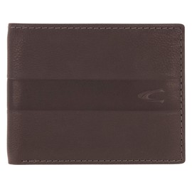 camel active Mali Men's RFID Horizontal Leather Wallet Medium Brown, dunkelbraun, 000499