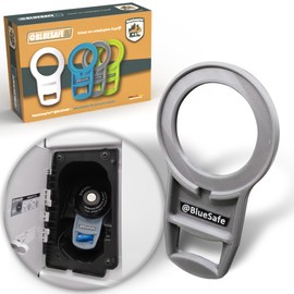 MaJoCompTec® ADBLUESAFE Fuel Cap Fuse, Tank Fuse for AdBlue Fuel Cap Lid, Accessories Box Truck, Camping, Motorhome (Plastic Grey, Fuse Boxer + Jumper + Ducato)