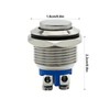 MAEZOE 3 PCS 16MM Momentary Push Button Switch, UL Certification
