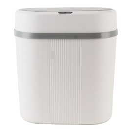 Cubo de basura inteligente, Bote de Basura con Sensor de Movimiento de 12 L, Bote de Basura de Inducción Automática para Dormitorio, Baño, Cocina, ABS, Material PP, no Incluidas Batería