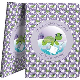 Grafoplás 1332428 Wise Planet Tortoise Collection 30 Pockets A4 Transparent Polypropylene Sleeves