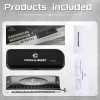 CONJURER Chromatic Harmonica Valveless 12 Hole Stainless Steel Mouth Organ