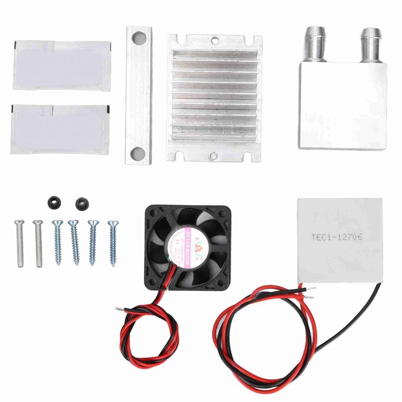 12V Thermoelectric Peltier Cooler Semiconductor Refrigeration Cooling Fan System Heatsink