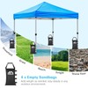 MoKo 4 Pack 120 LBS Zipper Top Sand Bags for