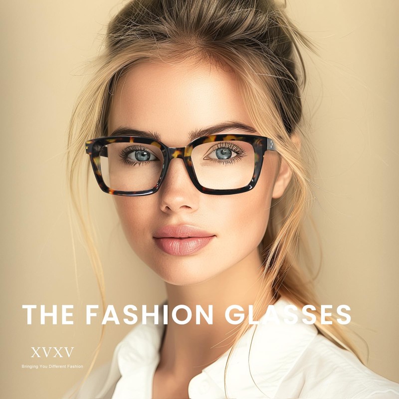 XVXV Reading Glasses for Women Men - Blue Light Blocking
