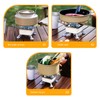 Portable Butane Gas Stove Single Burner Ultra Mini for Outdoor