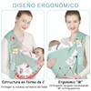 Canguro para Bebe, Rebozo para Cargar Bebe, Porteo Ergonomico para