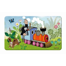 Trötsch The Little Mole Breakfast Board with Locomotive Design Melamine