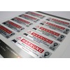 BIKE-label X900279 GPS Anti-Theft Elegant Sticker Pack of 10 Alarm