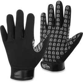 normani Predator Fishing Gloves Predator Outdoor – Ideal for Spinning and Throwing Colour Black Size 3XL