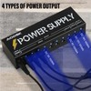 AODSK Guitar Effect Pedal Power Supply,9V/12V/18V DC Output,10 Isolated DC