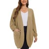 LARACE Long Cardigans for Women Plus Size Tops Open Front